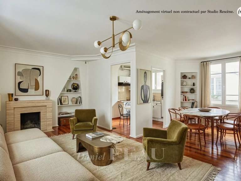 Appartement Paris 1er - 3 chambres - 79m²