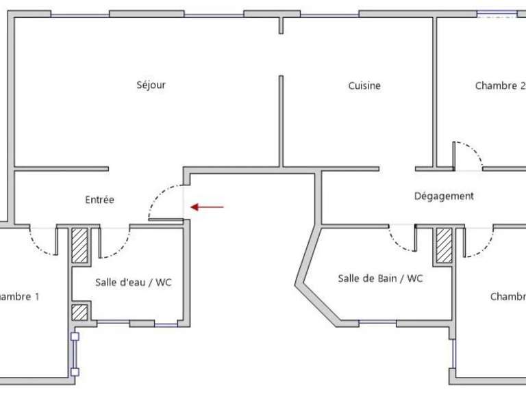 Apartment Paris 17e - 3 bedrooms - 94m²