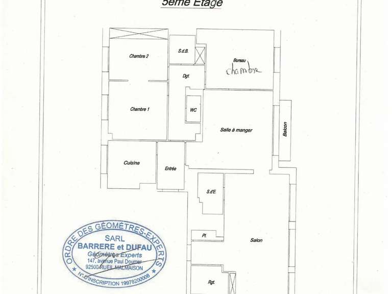 Apartment Neuilly-sur-Seine - 3 bedrooms - 109m²