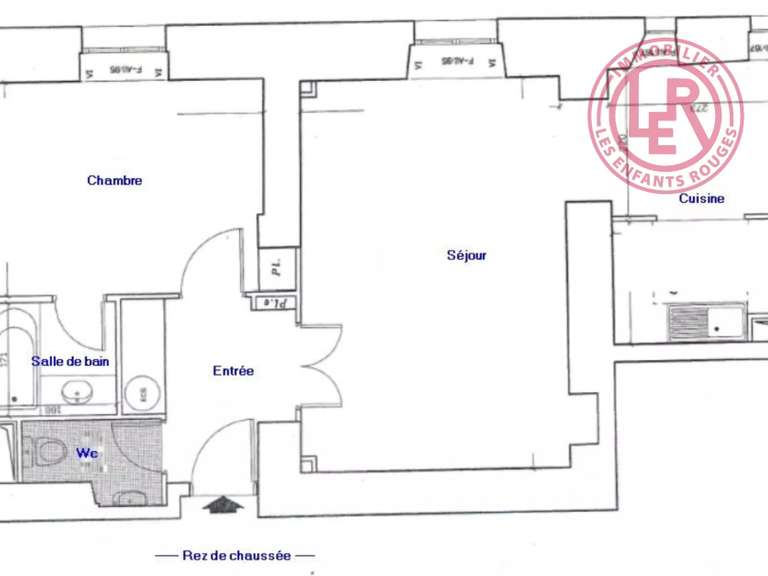 Appartement Paris 6e - 1 chambre - 59m²