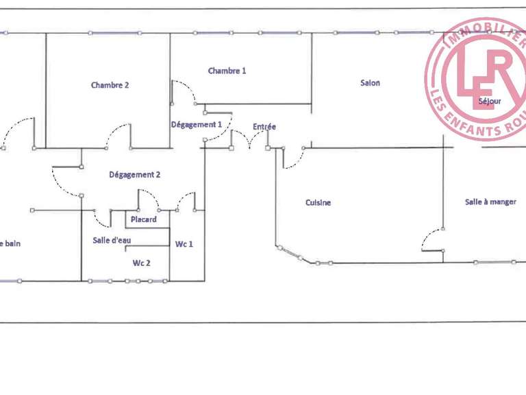 Appartement Paris 14e - 3 chambres - 163m²