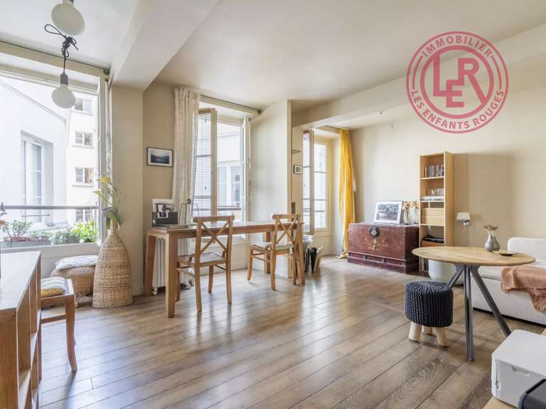 Appartement Paris 3e - 1 chambre - 43m²
