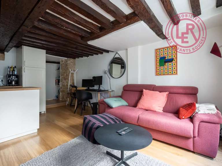 Appartement Paris 3e - 1 chambre - 34m²