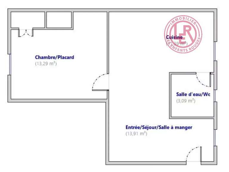 Apartment Paris 4e - 1 bedroom - 42m²