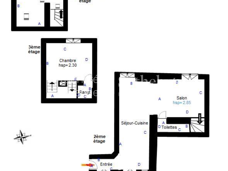 Appartement Paris 6e - 1 chambre - 50m²