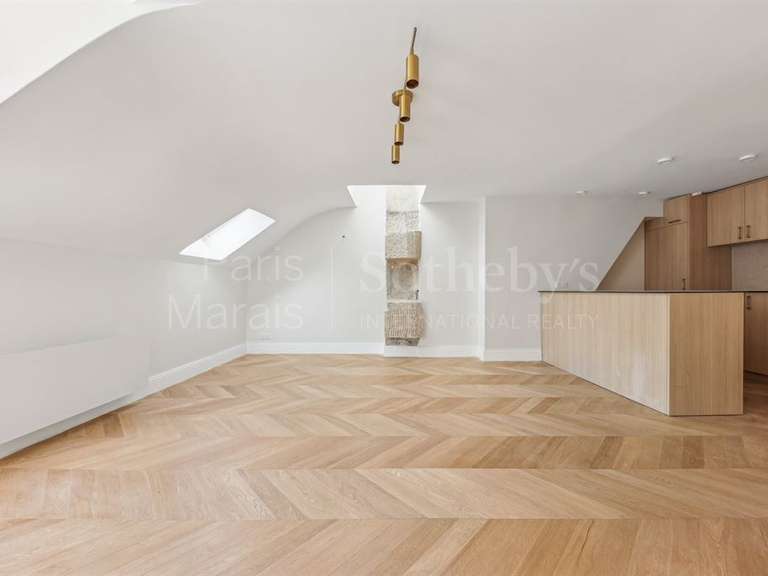 Appartement Paris 3e - 1 chambre - 53m²
