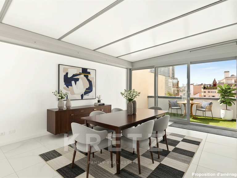 Appartement Paris 15e - 3 chambres - 85m²