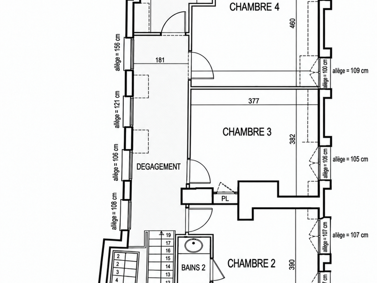 Appartement Paris 15e - 4 chambres - 180m²