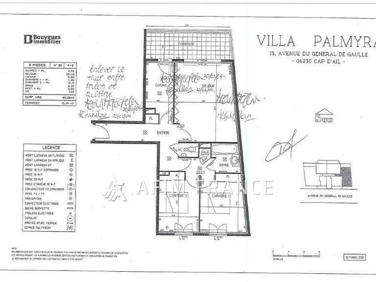 Appartement avec Vue sur mer Cap-d'Ail - 2 chambres - 65m²