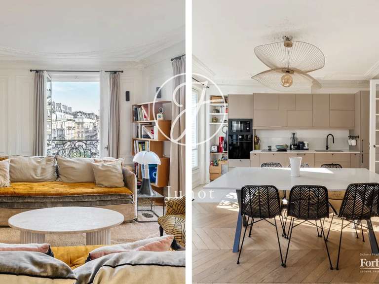 Appartement Paris 9e - 3 chambres - 104m²