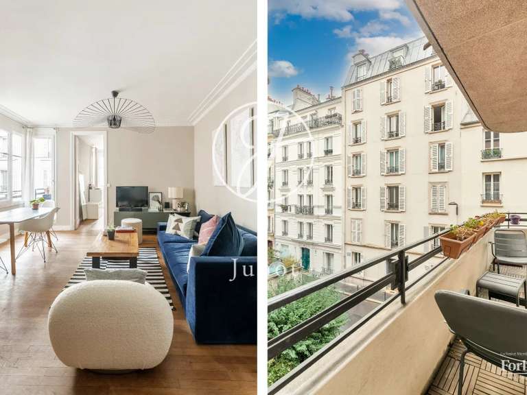 Appartement Paris 17e - 1 chambre - 54m²