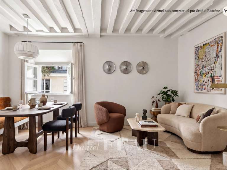 Appartement Paris 6e - 1 chambre - 33m²