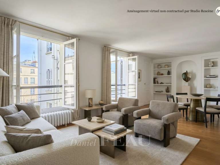 Appartement Paris 6e - 1 chambre - 53m²
