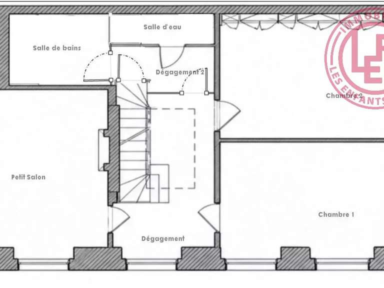 Appartement Paris 3e - 3 chambres - 120m²