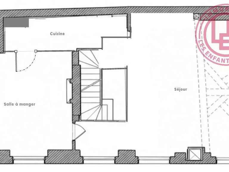 Appartement Paris 3e - 3 chambres - 120m²