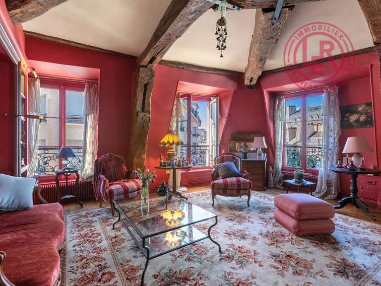 Appartement Paris 3e - 3 chambres - 120m²