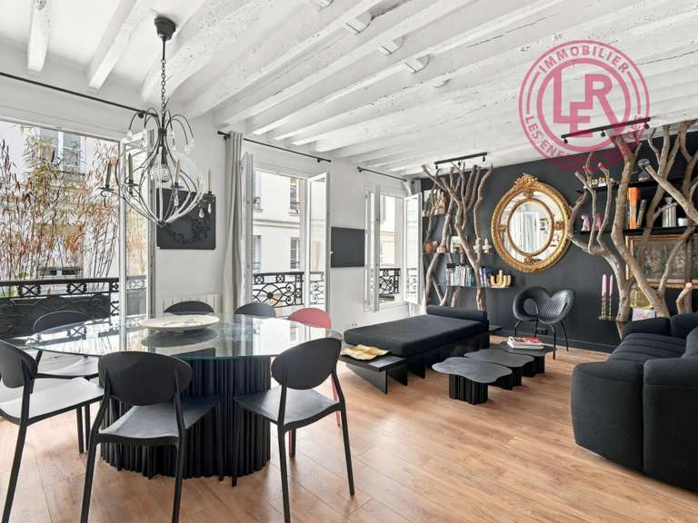 Appartement Paris 3e - 1 chambre - 53m²