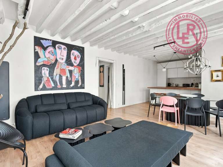 Appartement Paris 3e - 1 chambre - 53m²