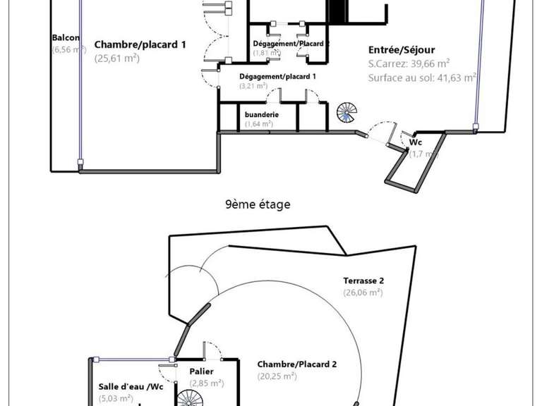 Appartement Paris 14e - 136m²
