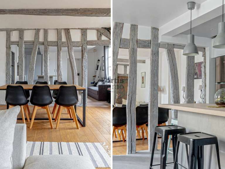 Appartement Paris 3e - 77m²