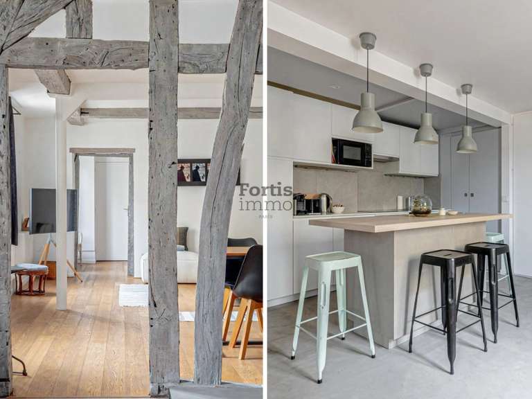 Appartement Paris 3e - 77m²