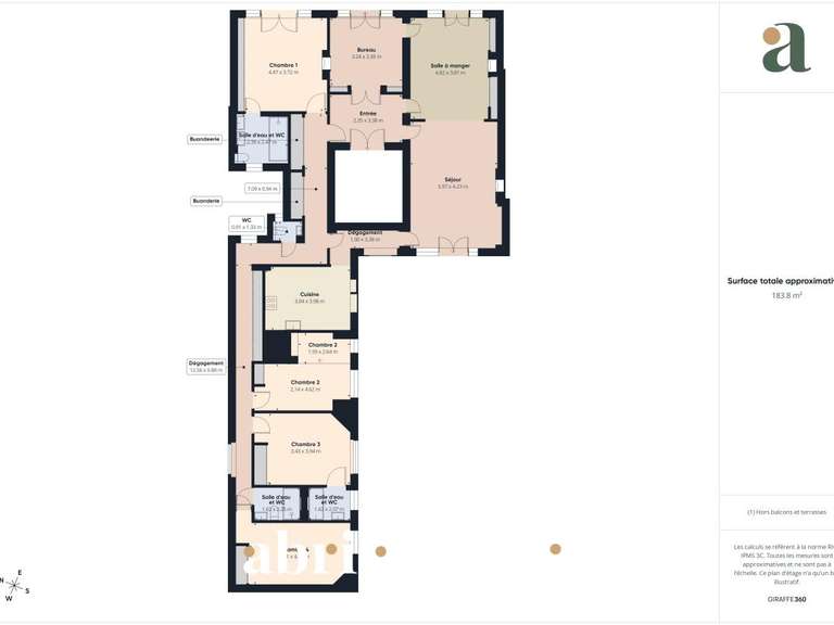 Appartement Saint-Mandé - 4 chambres - 189m²