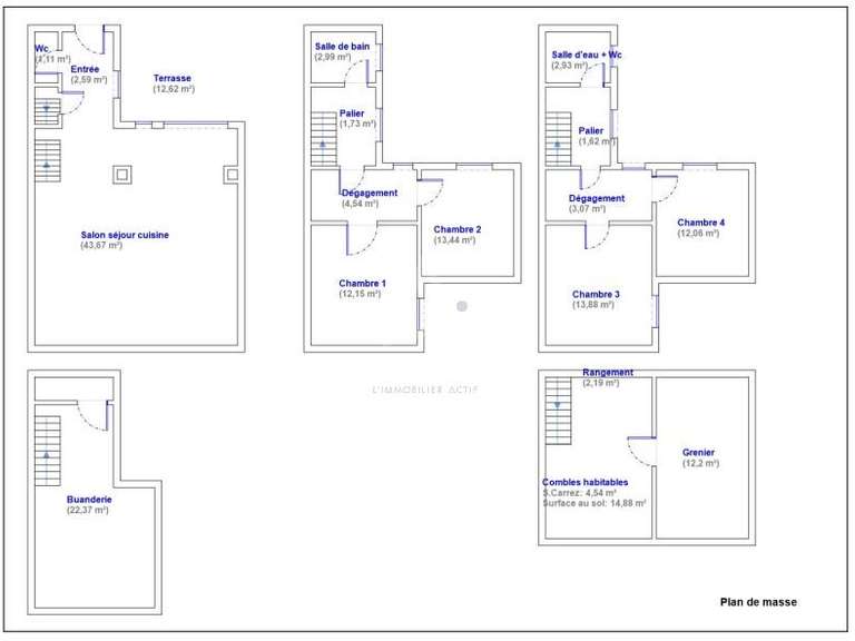 Maison Levallois-Perret - 5 chambres - 168m²