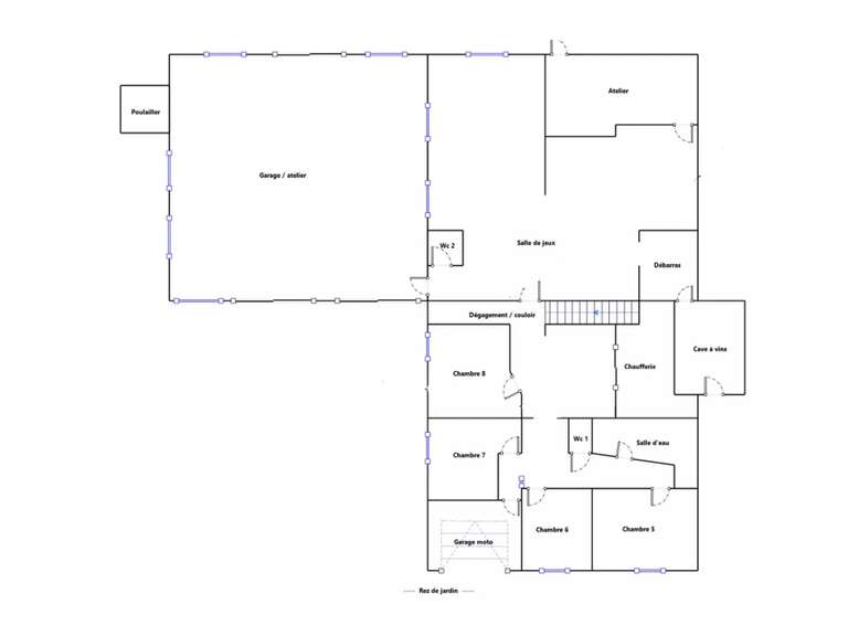 Maison Saint-Laurent-de-la-Plaine - 8 chambres - 226m²