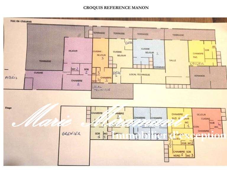 Propriété L'Isle-sur-la-Sorgue - 13 chambres - 600m²