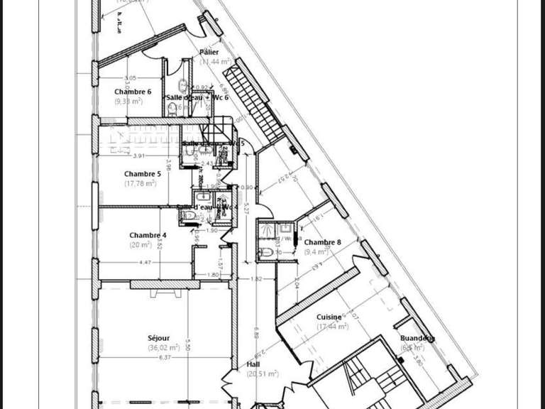 Maison Paris 8e - 8 chambres - 491m²