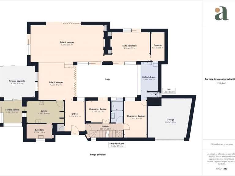 Maison La Colle-sur-Loup - 5 chambres - 275m²