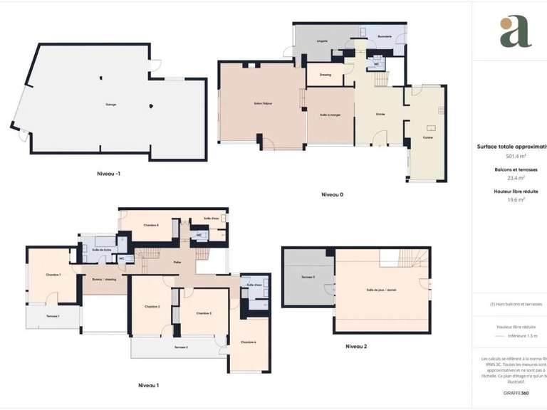 Maison Nantes Saint-Jacques - 5 chambres - 316m²