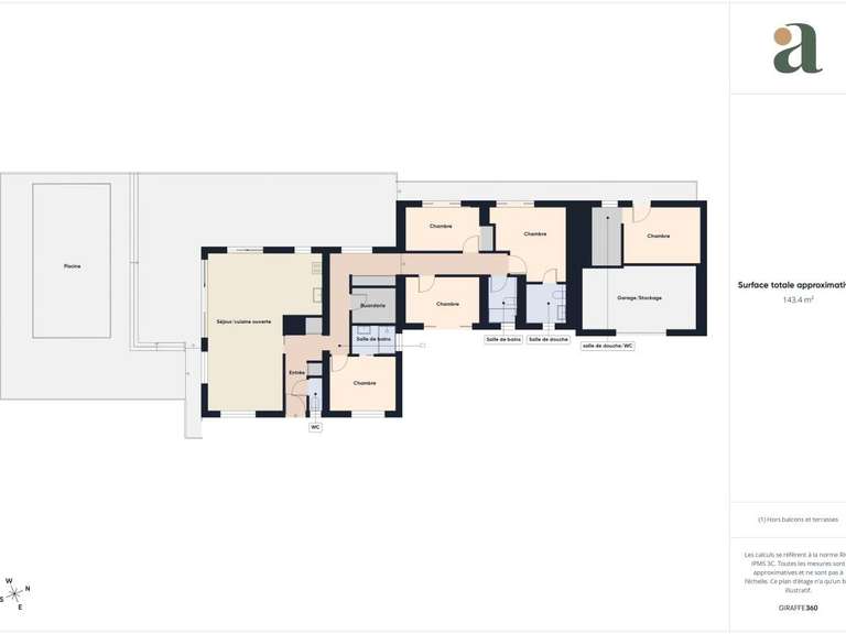 Maison Pornic - 5 chambres - 125m²