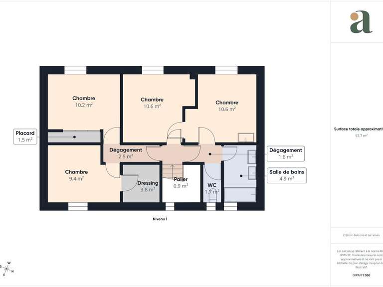 Maison Saint-Chamas - 5 chambres - 128m²