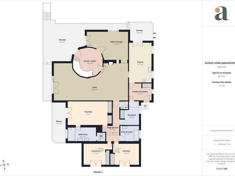 Maison Lambesc - 5 chambres - 308m²