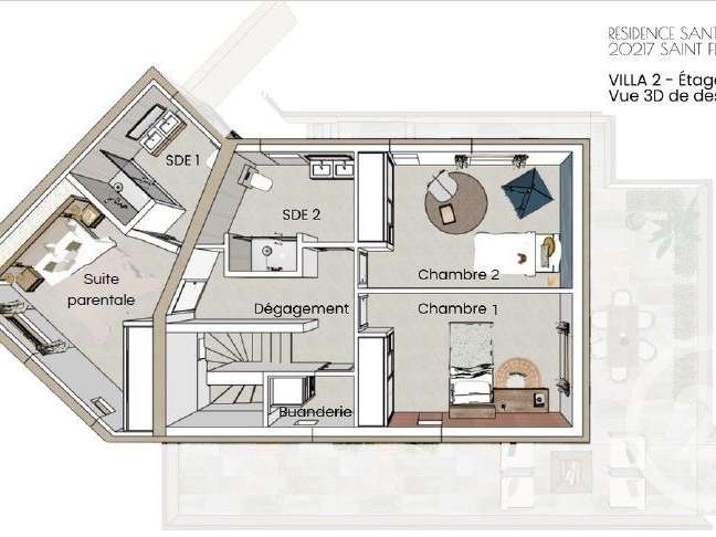 Maison Saint-Florent - 3 chambres - 125m²