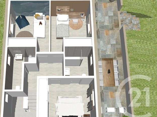 Maison Saint-Florent - 3 chambres - 107m²