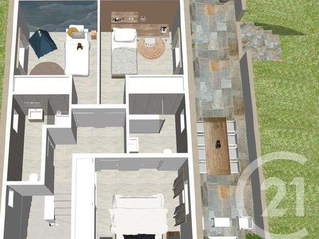 Maison Saint-Florent - 3 chambres - 107m²