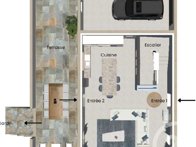Maison Saint-Florent - 3 chambres - 107m²