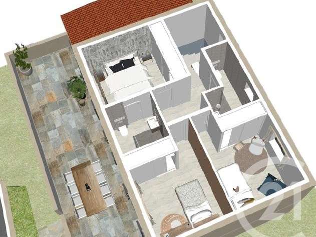 Maison Saint-Florent - 3 chambres - 107m²