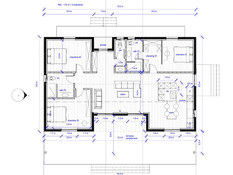 Maison Bonifacio - 2 chambres