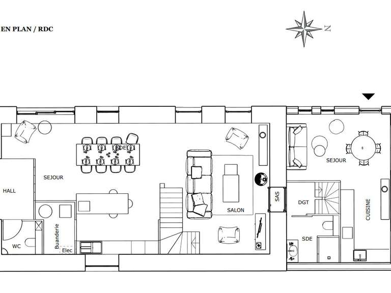 Maison Plouër-sur-Rance - 5 chambres - 184m²