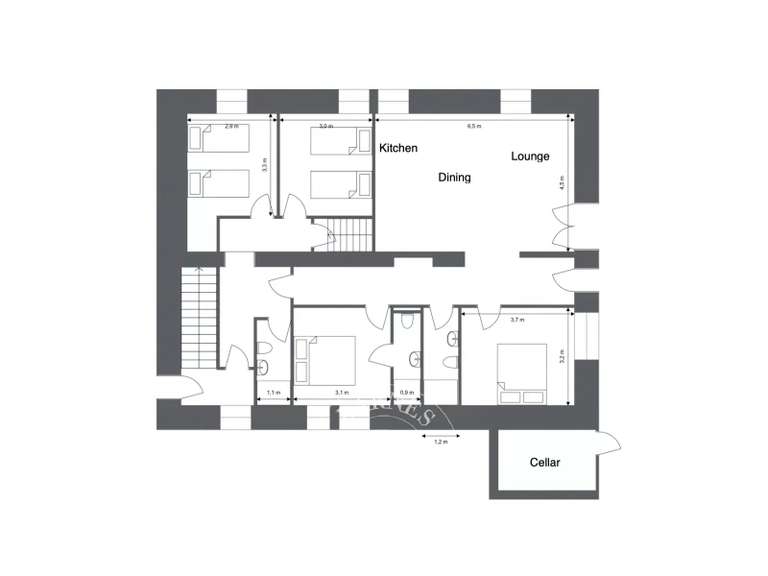 Maison Essert-Romand - 7 chambres - 277m²