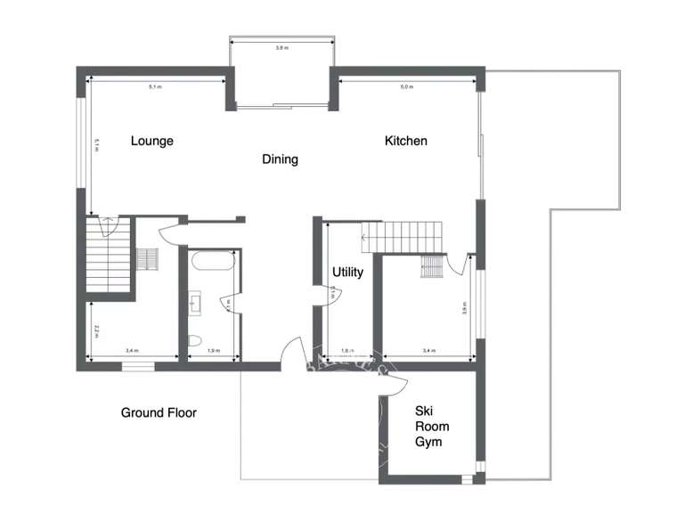 Maison Essert-Romand - 7 chambres - 277m²