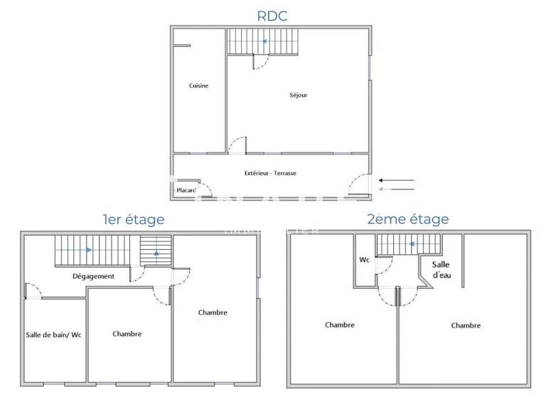 Maison Marseille 7e - 4 chambres - 100m²