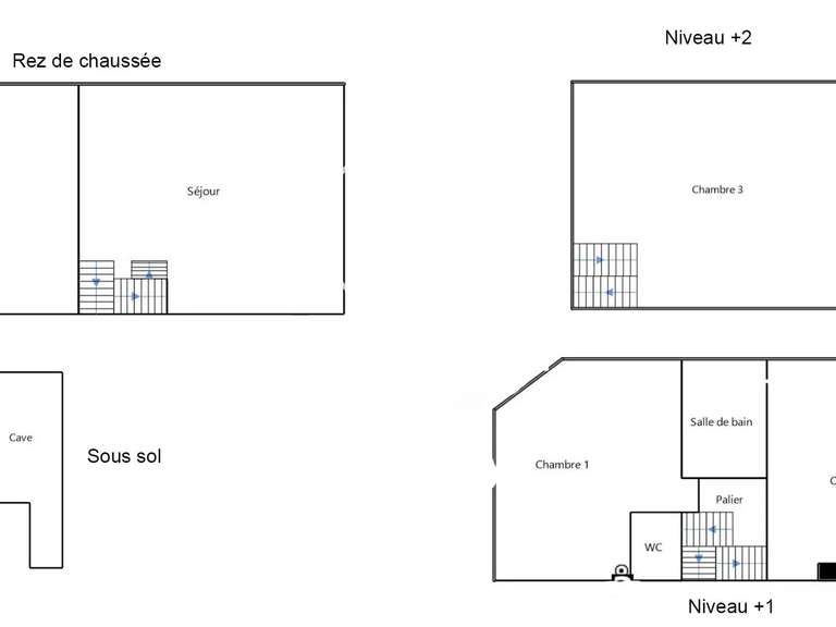 Maison Lille - 3 chambres - 90m²