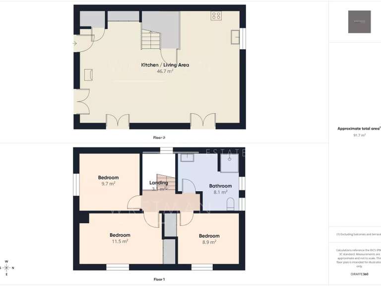 Maison Le Broc - 3 chambres - 90m²