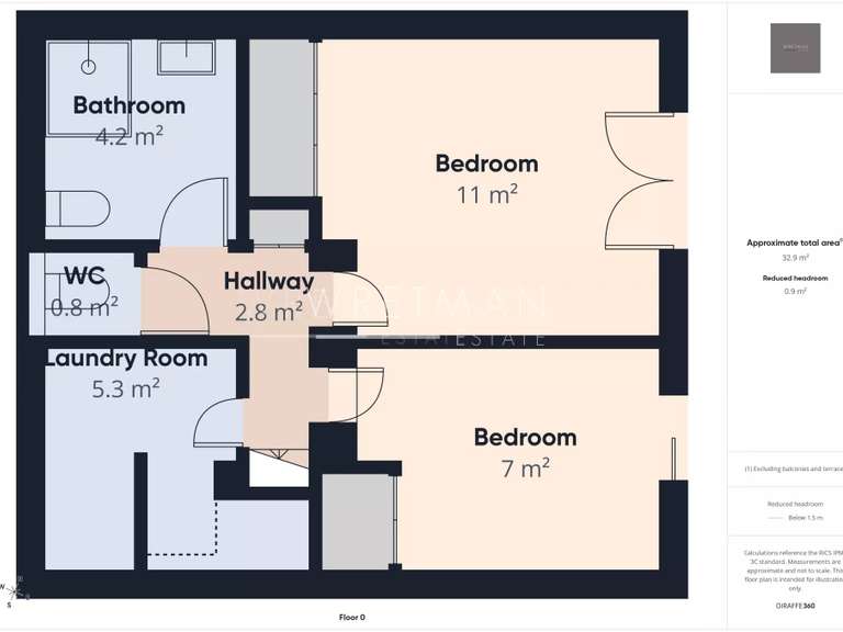 Maison avec Vue sur mer Sainte-Maxime - 2 chambres - 67m²