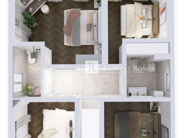 Maison Nice - 5 chambres - 130m²