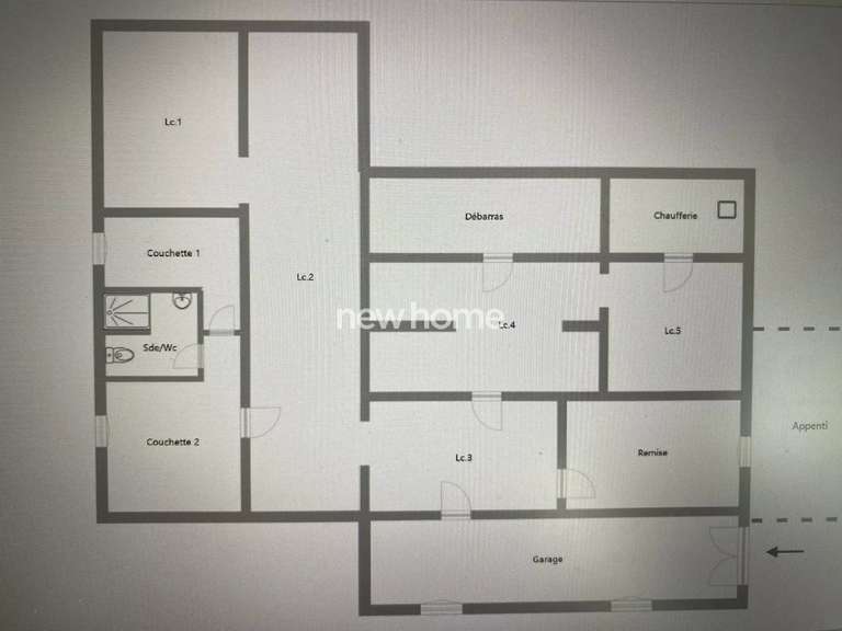 Maison Lorgues - 5 chambres - 167m²